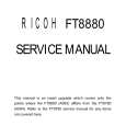 RICOH FT8880 Instrukcja Serwisowa