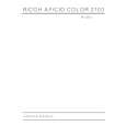RICOH AFICIO COLOR 2103 Instrukcja Serwisowa