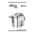 RICOH AFICIO 400 Instrukcja Obsługi