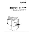 RICOH VT3600 Instrukcja Obsługi